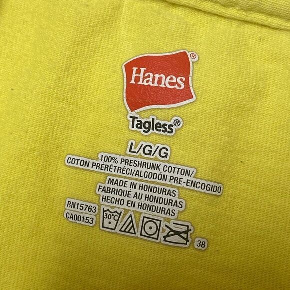 Twenty One Pilots Men’s Unisex Yellow Trench Graphic Long Sleeve Shirt Sz L - Picture 10 of 12